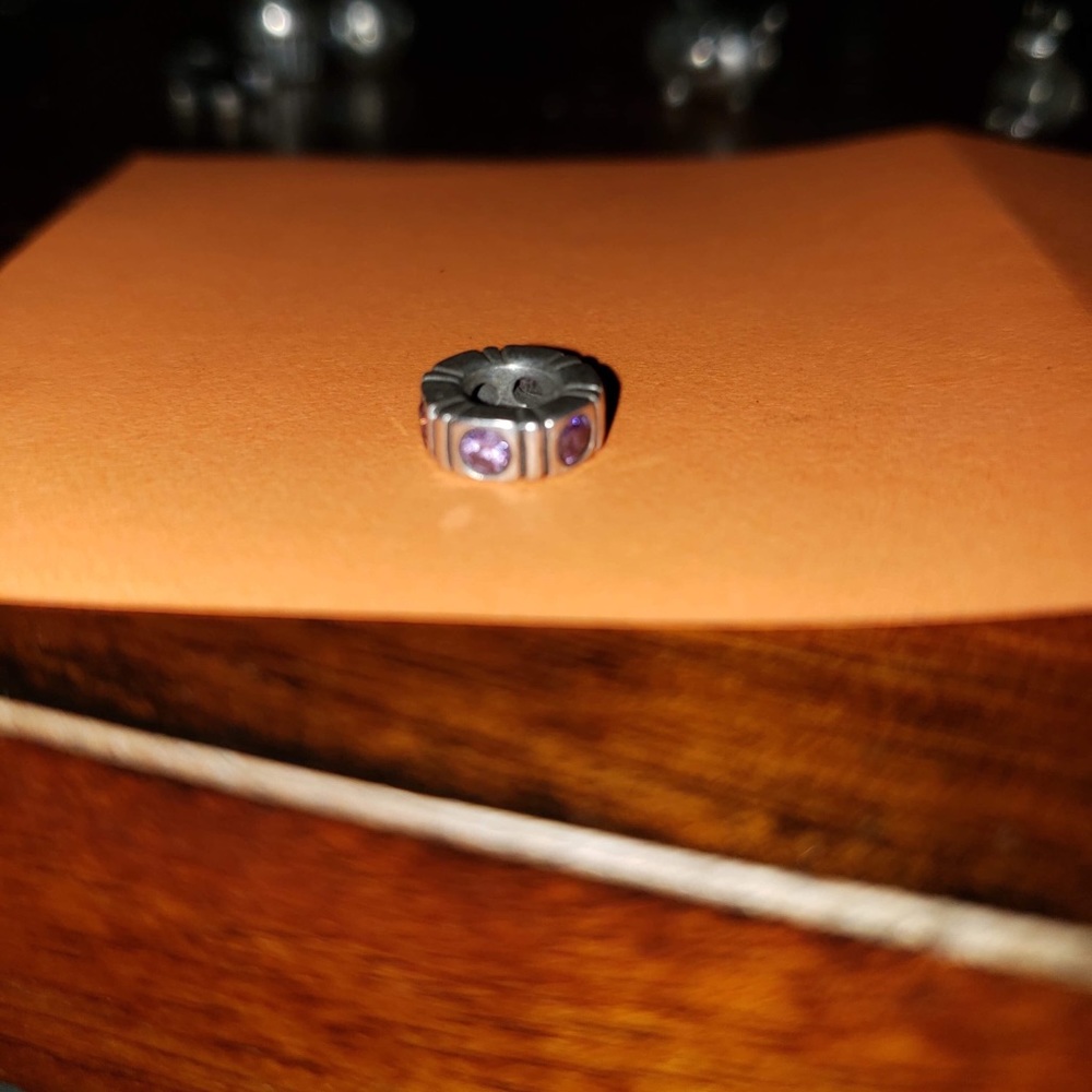 Authentic Pandora amethyst birthstone charm